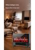 Graphene Electric Heater: AI Voice-Controlled Fast Heating Fireplace for Bedroom