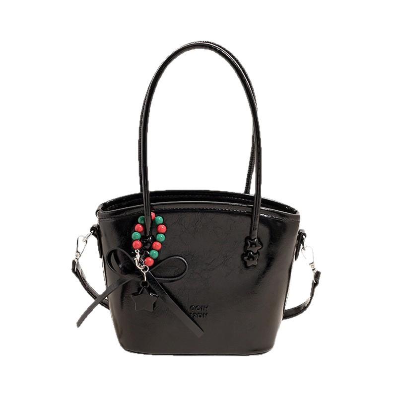 Innovative Sense Kleine Bucket Bag für Damen 2025 - Vielseitige Retro Umhängetasche mit einem Schulterriemen