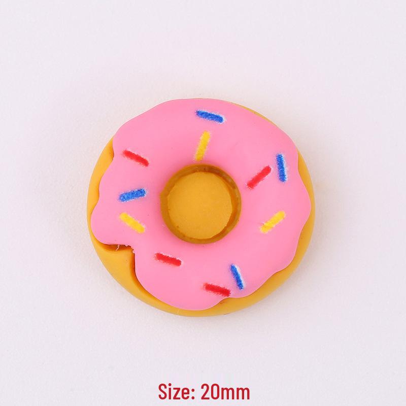 Simulation Ice Cream Cake, Sweet Donut DIY Resin Ornament, Hair Accessories, Phone Case Sticker