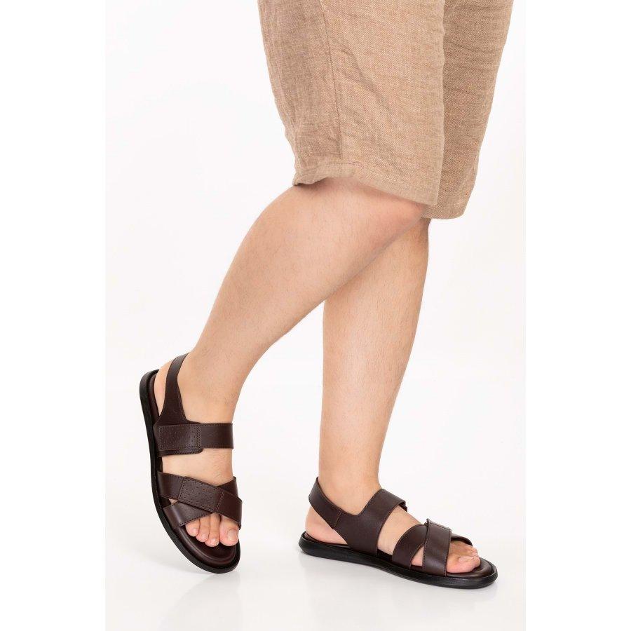 Sandale casual pentru bărbați din piele naturală