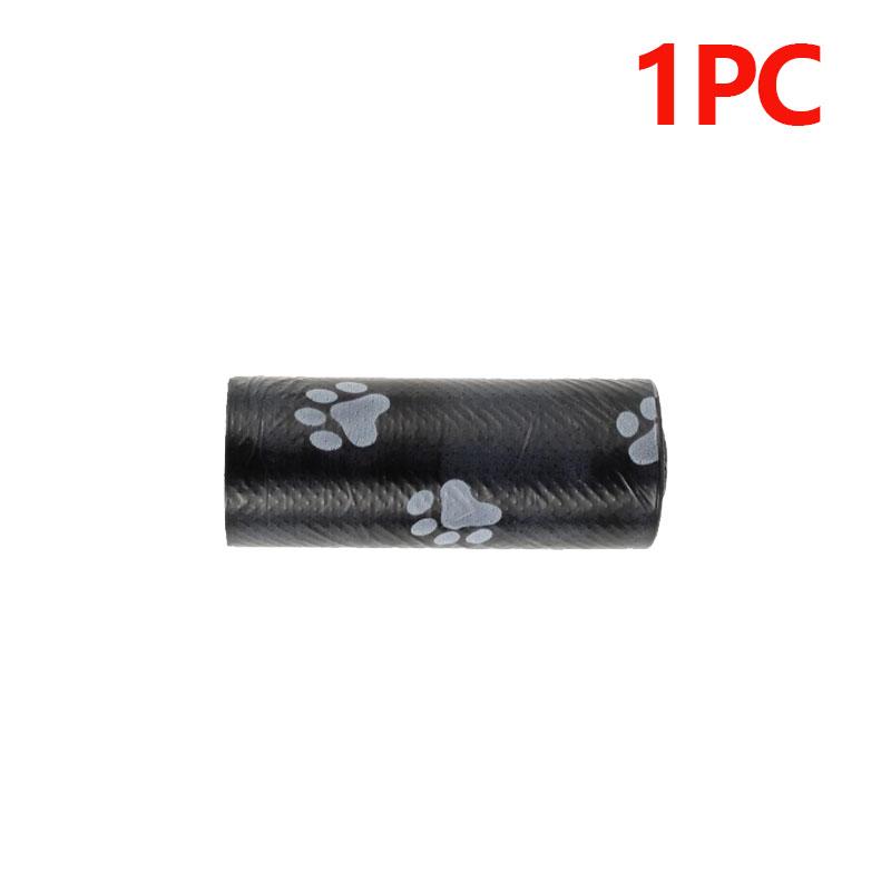 

Pet garbage bag dog toilet bag portable pet printed footprint cleaning thick and not easily broken dog walking garbage bag