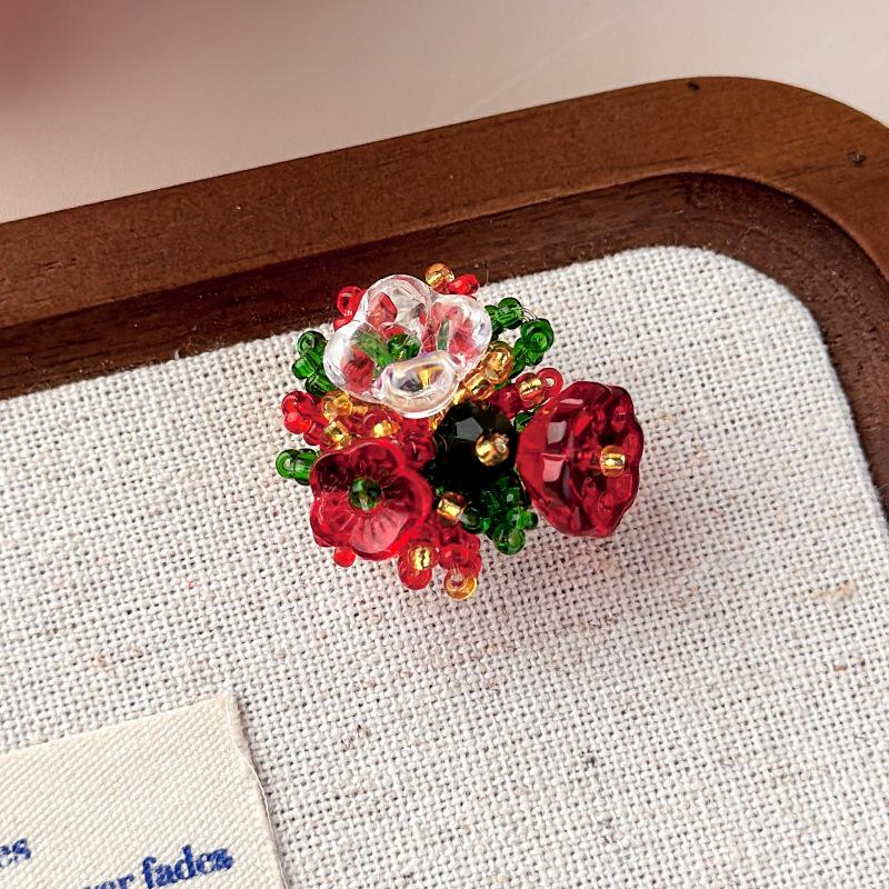 Shoe Decorations Imitation Pearl Colorful Flower Handmade DIY Beaded Shoe Buckle Shoes Decorative Accessories 2026 Fashion New