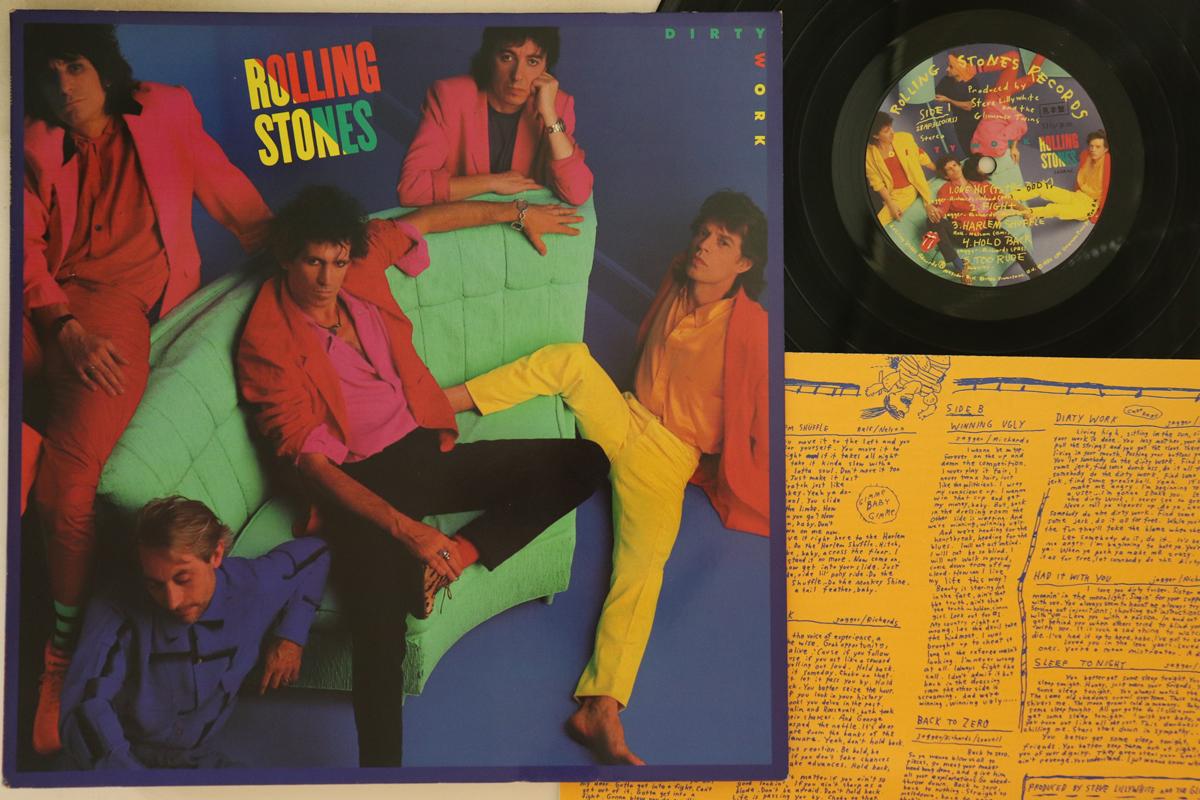

LP Record ROLLING STONES - Dirty Work 28AP3150PROMO CBS SONY 1986 Japan Rock Used
