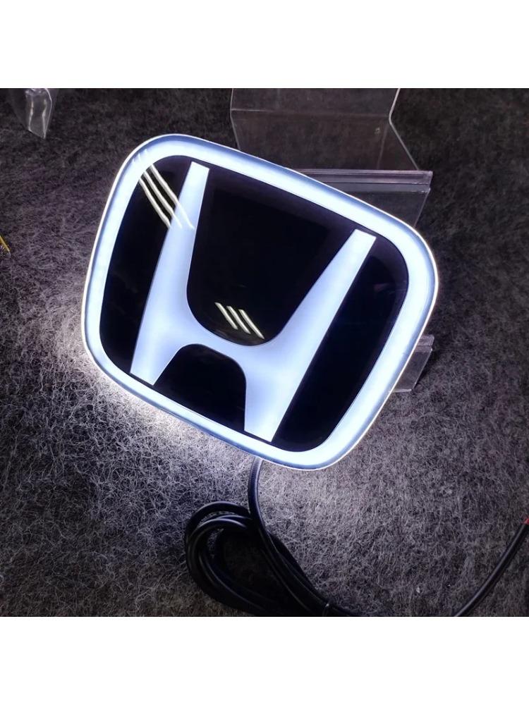 APH1 for Honda PMMA LED Car Front Emblem Sticker Rear Trunk Light Badge Accord Civic Odyssey CRV Inspire Amaze Vezel Accessories