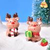 Series Resin Miniatures Micro Landscape Christmas Decoration Elk  Decoration Decoration Supplies