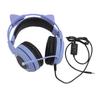 Gaming Hdset 3.5mm Plug Stereo Noise Reduction Cute Cat   Over r Hdphone with Mic for Girls for X BOX PC Phone