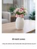 Creative Ceramic Bow Flower Vase: Decorative Hydroponic Holder for Office and Home