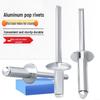 Aluminum Countersunk Pop Rivets with Aluminum Mandrel, Decorative Round Head Nails, 2.4 & 3.2 Mm