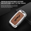 AAAJC1 Zinc Alloy Car Remote Control Key Case Cover Holder Shell Fob for Skoda FABIA Protection Key Chain Buckle Keyless Accessories