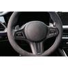 Carbon Fiber Style Steering Wheel Cover Fit for BMW 3 Series G20 -