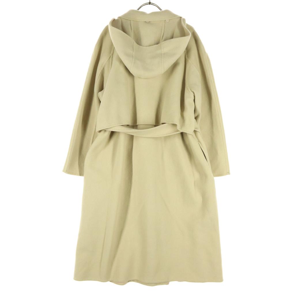 Schönheitsprodukte ELENDEEK Langarm langer Wollmantel 1 Elfenbein Damen Gebraucht