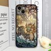 Stylish Chinese Style Golden Dragon Printed Phone Case for Samsung Galaxy S25 S24 S24+ S23 Ultra S22 Plus S21 FE S20 Hard Cover
