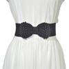 Elegant Large Bow Elastic Belts Fashion Women Wide Side Waistband Female Dress Skirt Coat Clothing Exquisite Decoration Belt