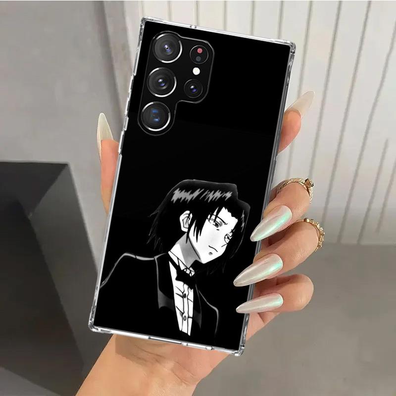 Black White Hunter HXH Phone Case for Samsung Galaxy S26 S24 S23 Ultra S25 Edge S22 S21 Plus S20 FE + Soft Print Shell Funda Gal