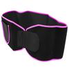 Waist Trainer Belt Women Elastic Sweating Waist Protective Fitness Body Shaping Belt (M)Rose Red