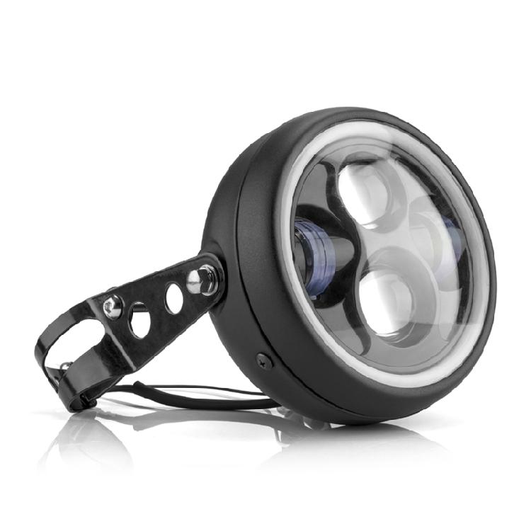 6,5" Motorrad LED Runder Scheinwerfer Fern-/Abblendlicht Zusatzscheinwerfer Lampe