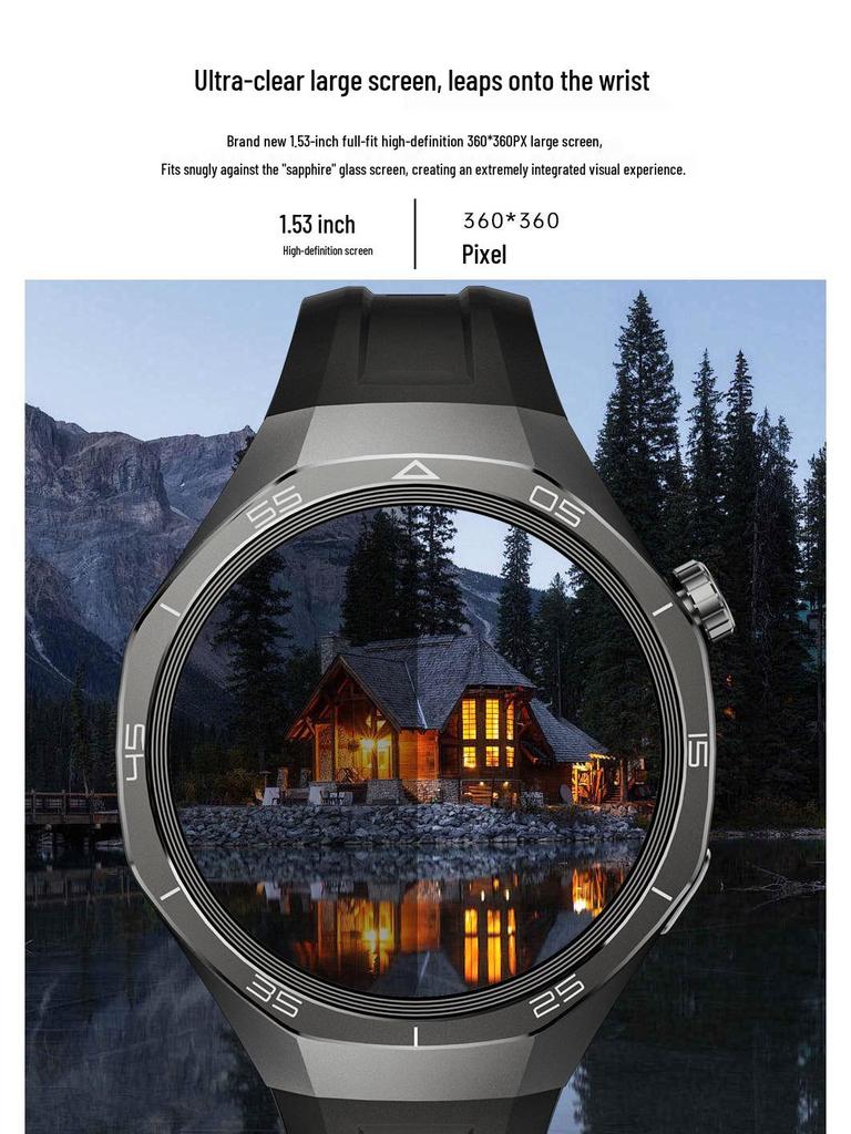 Huawei GT5 Pro Aviation-Grade Aluminum Smartwatch with Bluetooth Calling