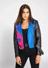 Handmade Casual Stylish Women's Jacket Trendy Multicolour Leather Lambskin Wear Soft Fit