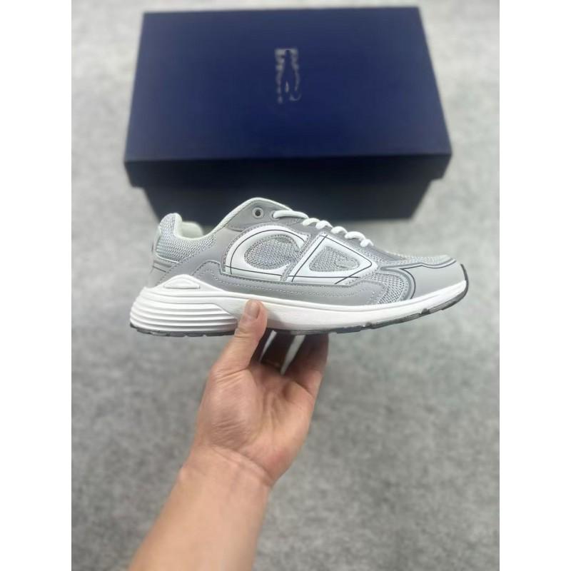 Mens Chunky Sneakers B22 B25 Mesh Breathable Casual Letter Print Dad Shoes Daily Wear