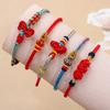 Fashion Colorful Bracelet DIY Handmade Weaving Hand Rope Ethnic Style Hand Strap Holiday Gifts
