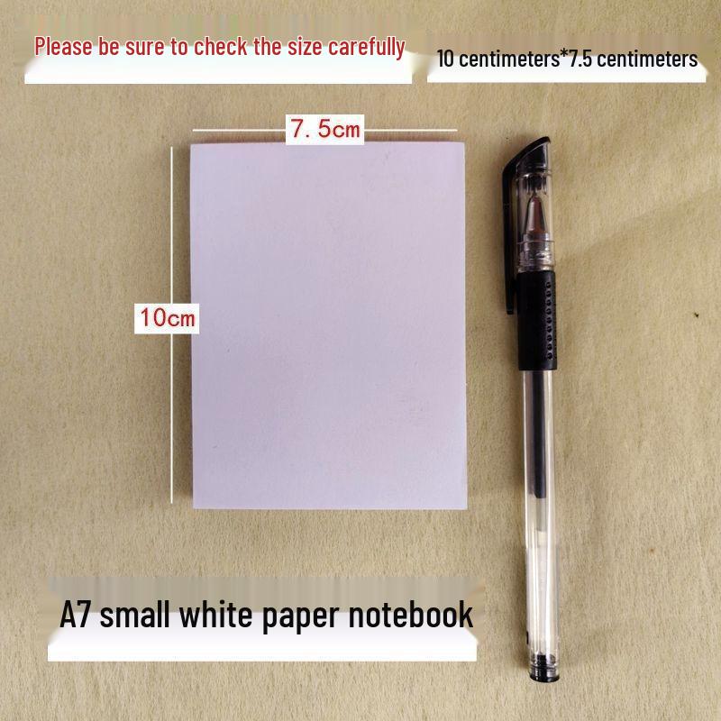

A7 Thick White Sticky Note Strips for Quick Memos and Calculations 20 Books (2000 Sheets)
