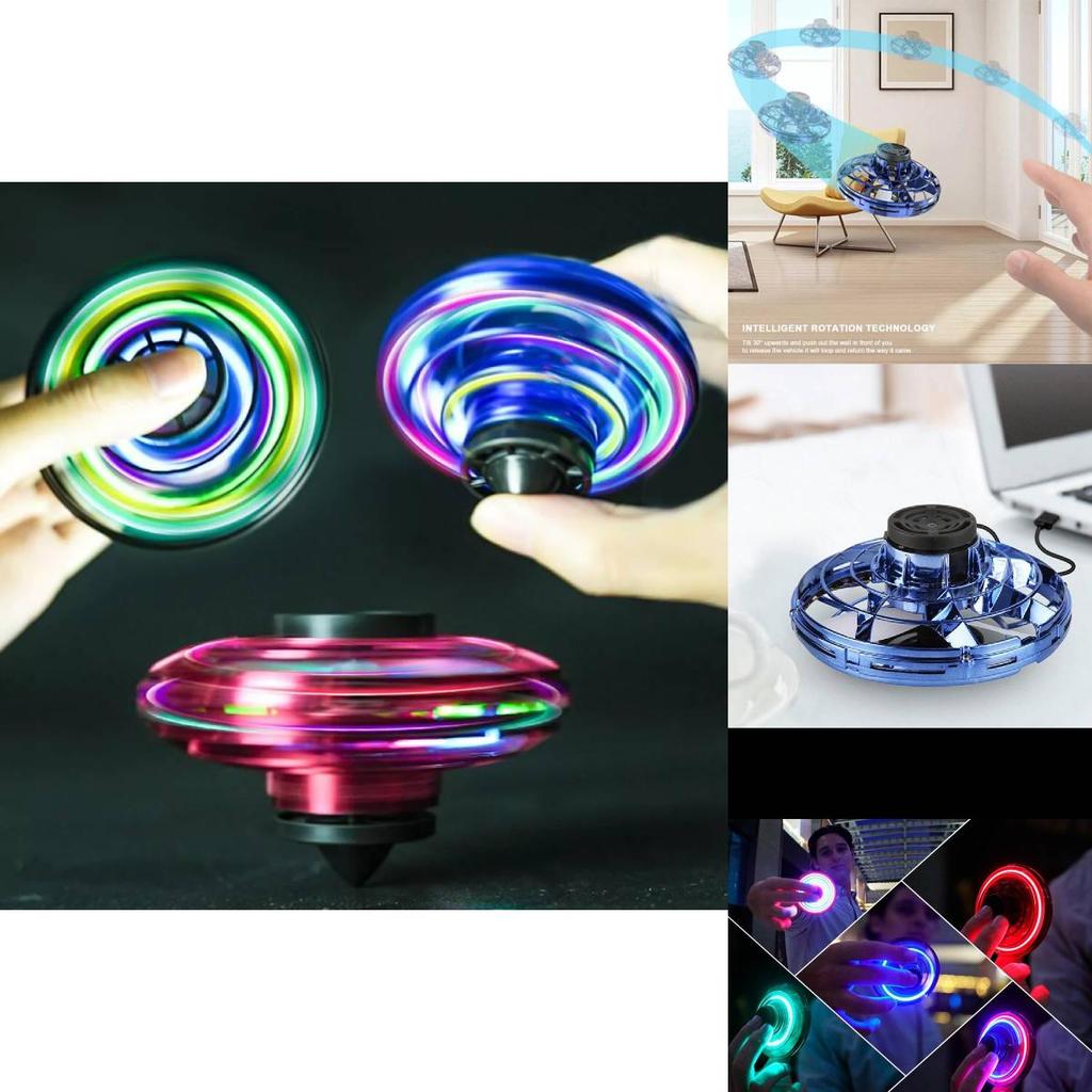 High-quality Intelligent Ufo Flying Spinner Toy For Kids Usb Charging Durable Design