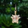 Wear Resistant Alloy Car Pendant Bling Accessories, Cute Rhinestone Devil Rear View Mirror Hanging for Charm, Halloween Auto Interior Vehicle