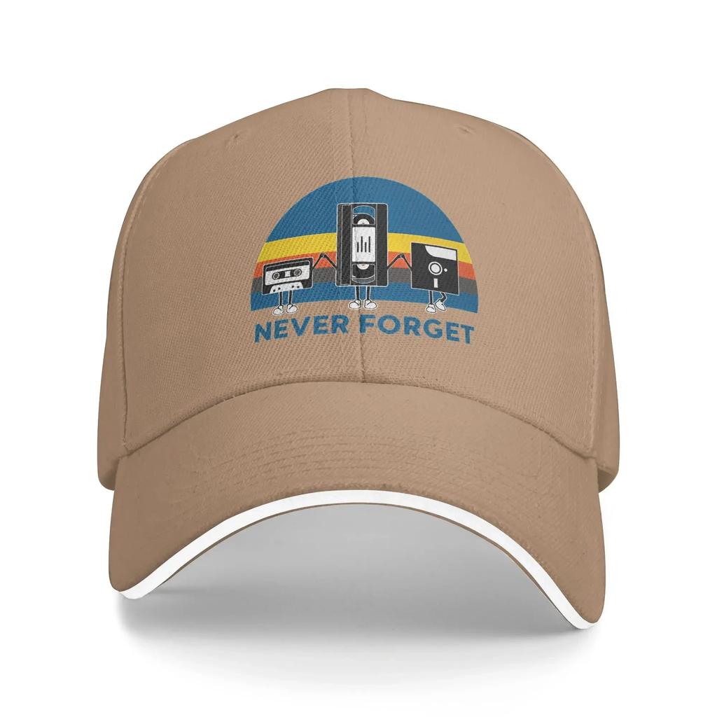 Never Forget Sarcastic Casual Baseball Cap Summer  Trucker Hat Sun Visor Hunting Hip Hop Hats UnisexTeens Fashion Baseball Caps