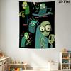 Salad Fingers Pattern Home Decor Tapestry, Wall Hanging, Decorative RV Wall Cloth.MGT0918350