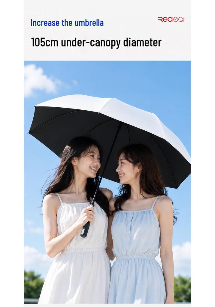 Premium Gradient Maple Leaf Automatic UV-Protection Umbrella: Expandable Sunshade for All Weather