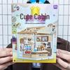 Illuminated Educational Cabin Building Toy Set for Kids