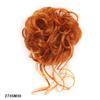 Synthetic Curly Messy Bun Elastic Hair Tie With Long Tendrils Fluffy Chignon Hairpiece For Women Cosplay Daily Hairstyle