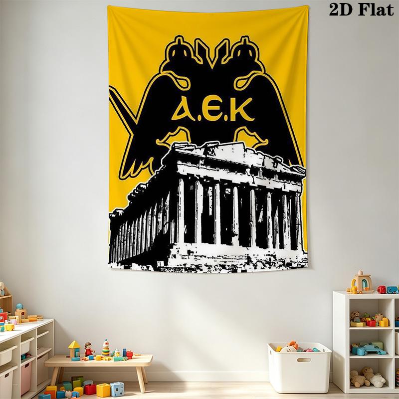 Athens Print Pattern Home Decor Tapestry, Wall Hanging, Decorative RV Wall Cloth.ZGT0914416