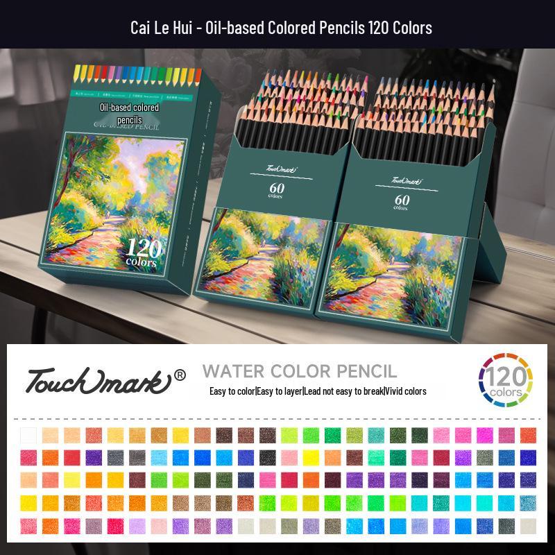 72-Color Water-Soluble Colored Pencils - Durable Lead for Art Students