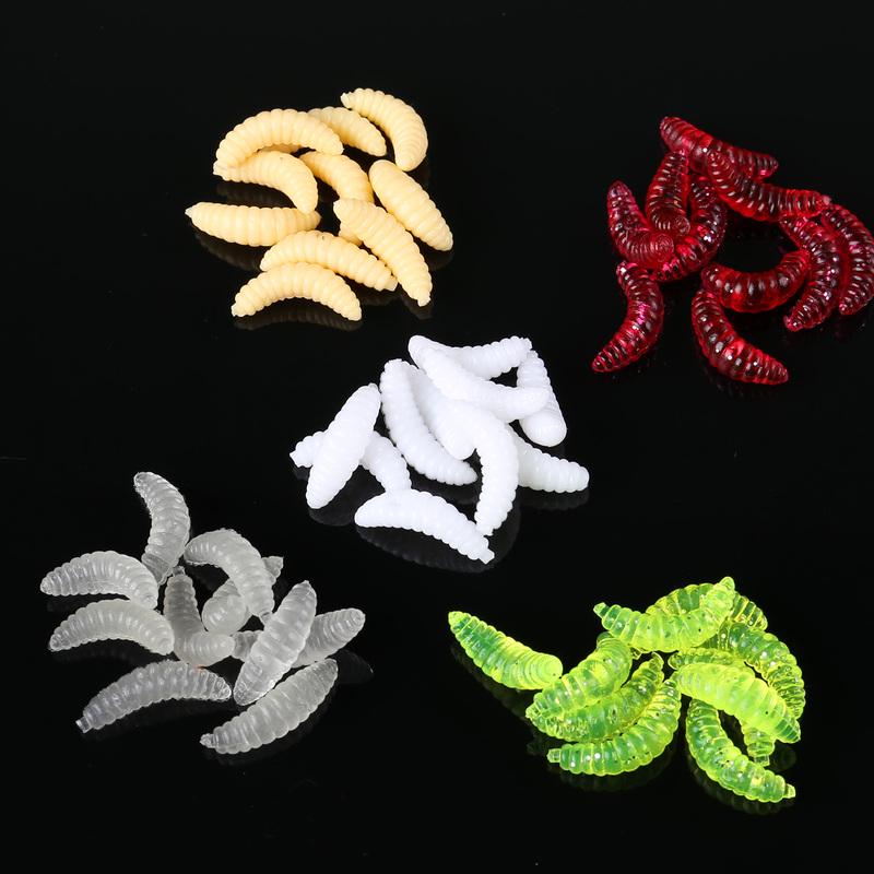 Fishing Lures Soft Lure Fishing Worms Lifelike Fishy Smell Worm Soft Bait 10pcs/ Set
