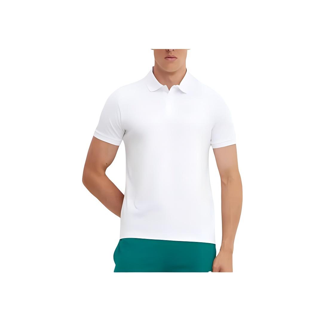 Emporio Armani Straight Cut Short Sleeve Solid Color Polo Shirt Men tops White 6DPF16-PJVQZ-1100 3XL