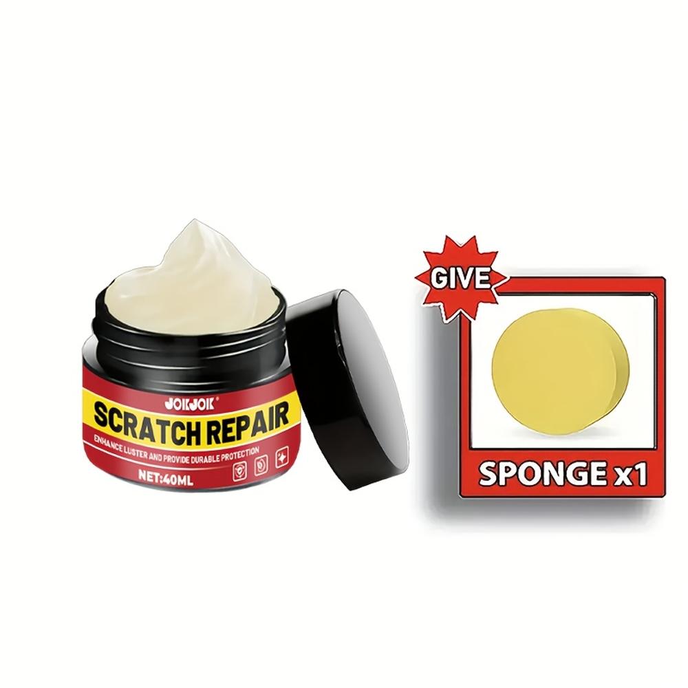 

JOKJOK Nano Gloss Scratch Repair Wax & Clay Kit - Swirl Remover, Scratch Remover Paste with Sponge Applicator, Safe for All, Pai
