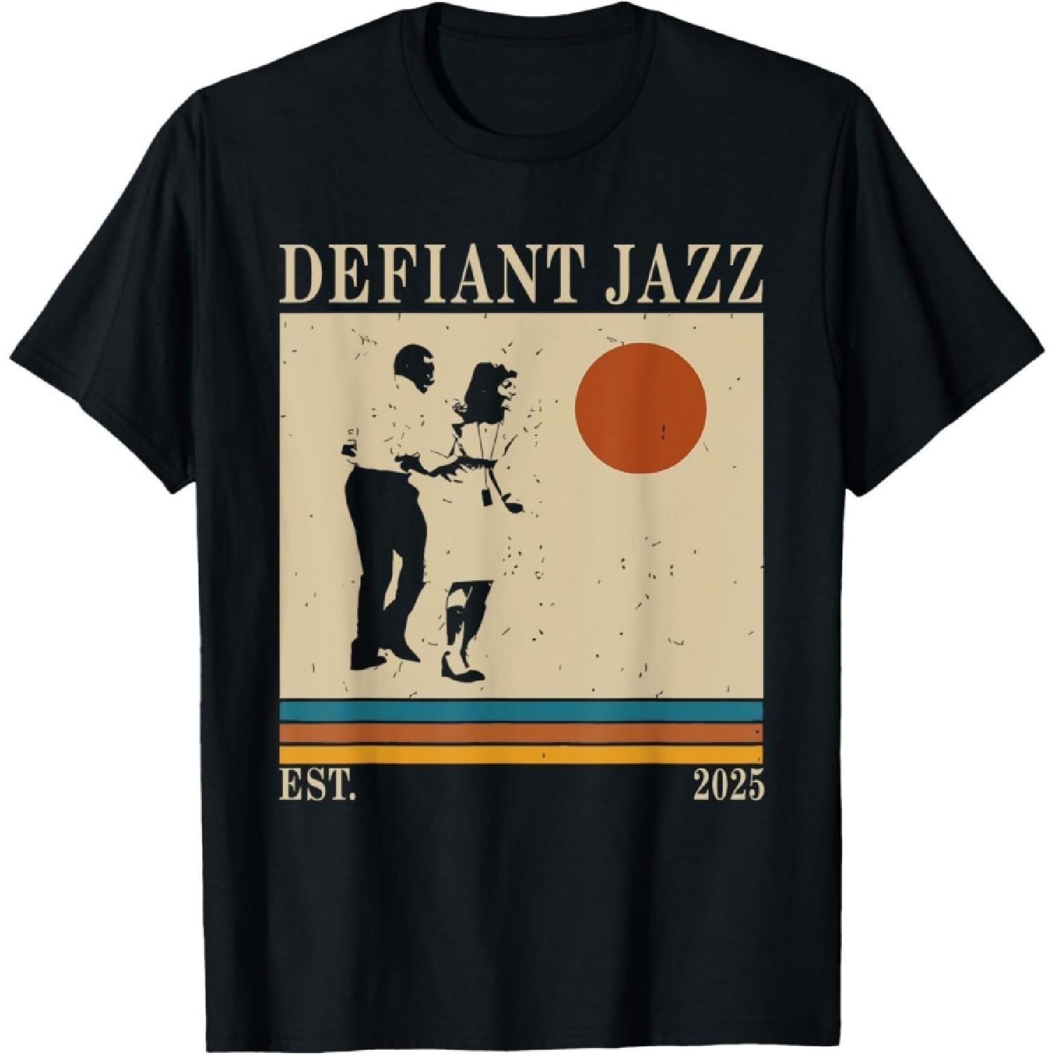 CGLHTATD Retro 90s Defiant Jazz T-Shirt XXXXXL разноцветный