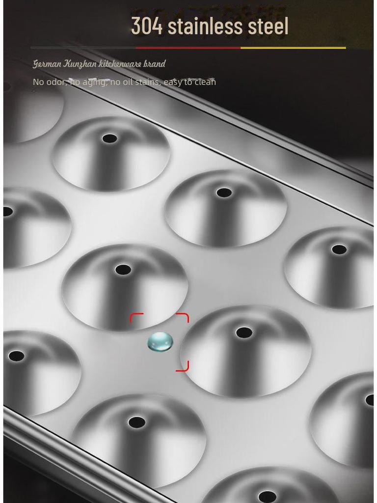 Eiswürfelform aus Edelstahl 304 mit Deckel zum Schnellfrieren