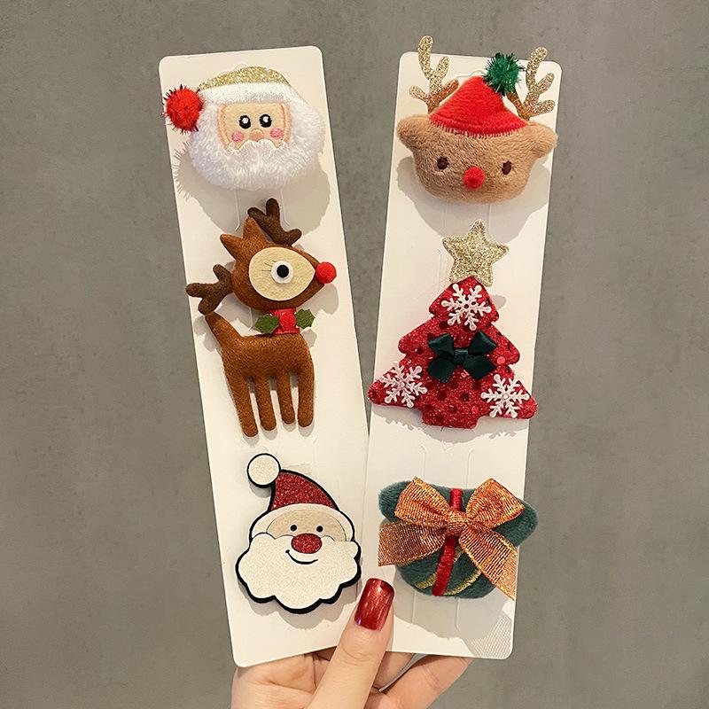 Reindeer Snowman Christmas Brooch Pin for Women - Holiday Gift & Decoration