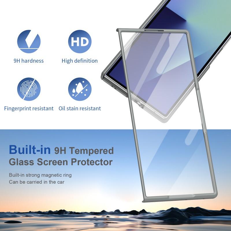 Magnetic Snap-on Case Galaxy Z Fold8 Fold7 Fold6 With Built-in Magnet Wireless Charging Compatible Full Cover