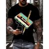 Fashion 3D Print Men Short Sleeve Round Neck T-Shirt Plus Size Tee Summer Casual Tshirts