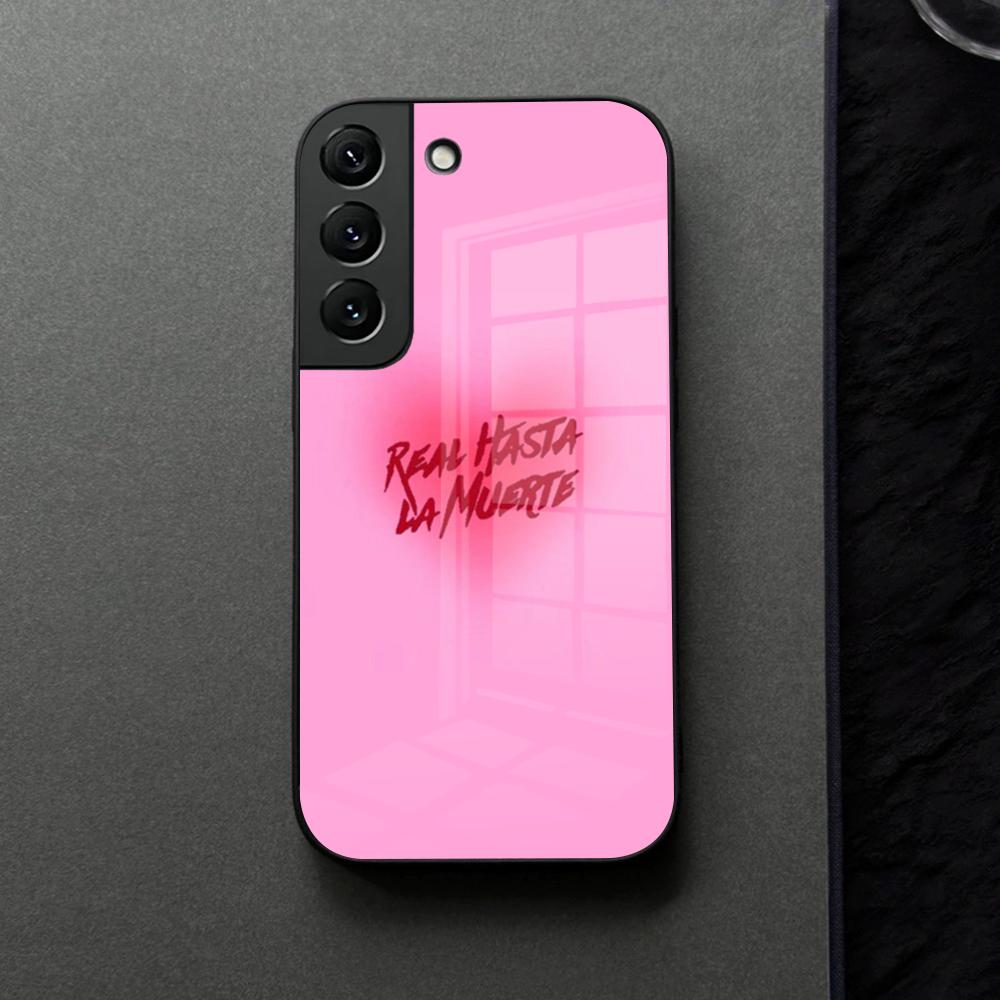 A-Anuel AA Phone Case Glass For Samsung Galaxy S21 S26 S25 S22 S20 S24 S23 Ultra Fe Plus A16 A34 A54 A24 Coque