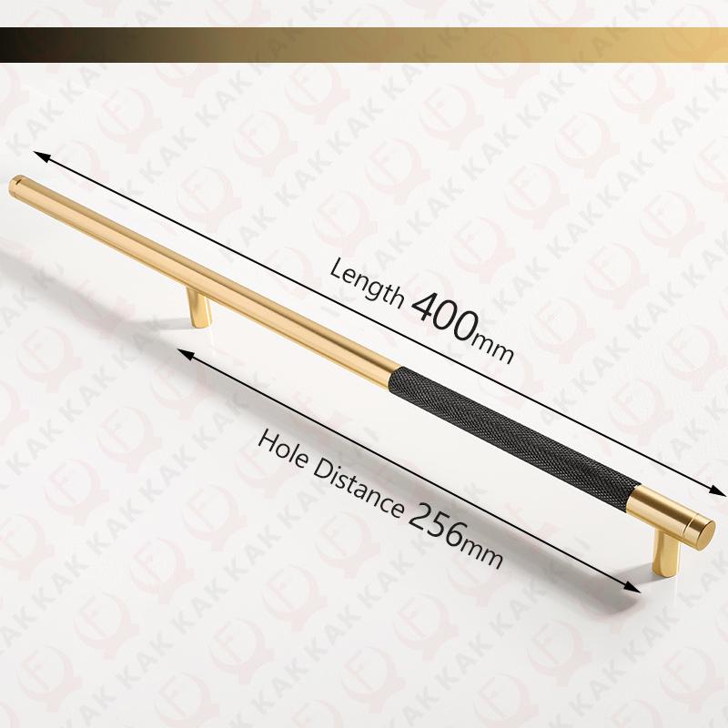KAK Aluminiumlegierung Gold Schwarz Möbelgriffe Schwarze Küchenschranktürgriffe Schubladengriffe Schrankgriff Türbeschläge