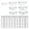 High Borosilicate Glass Lunch Container with Lid: Microwave-Safe Outdoor Rice Bowl & Food Storage Solution