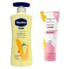 Vaseline Body Lotion & Mentholatum Hand Cream Bundle