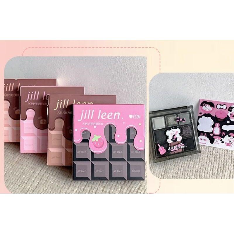 JILL LEEN - 9 Colors Chocolate Eyeshadow Palette - #CC05 Grapefruit