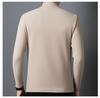 2025 Men's Silk-Wool Velvet Base Layer Sweatshirt: New Style, Half-High Collar, Thickened Inner Wear