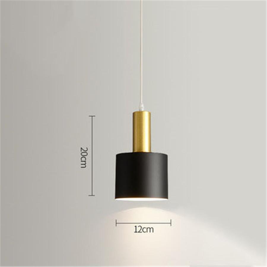 Thrisdar Modern Iron Led Pendant Light E27 Bedside Bedroom Bar Hanging Lamp kitchen Restaurant Dining room Pendant Lamp