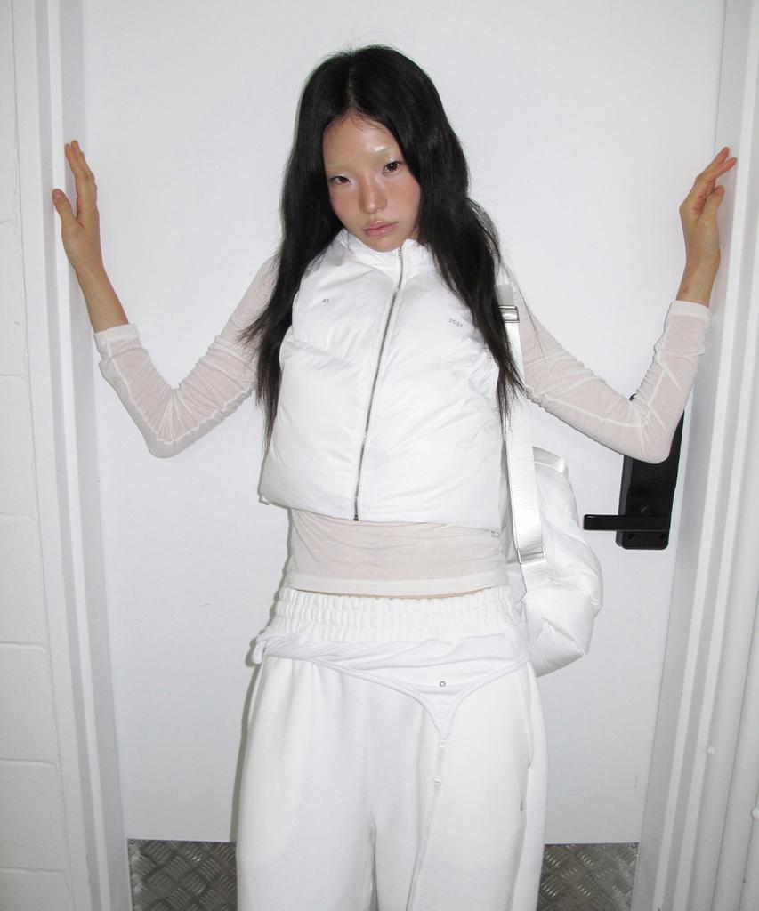 Sailpeulei Layered Sweatpants / Ivory